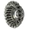 Weiler 3-1/2" Single Row Knot  Cup Brush.023" Stainless , 3/8"-24 UNF Nut 13160 - alternate 2